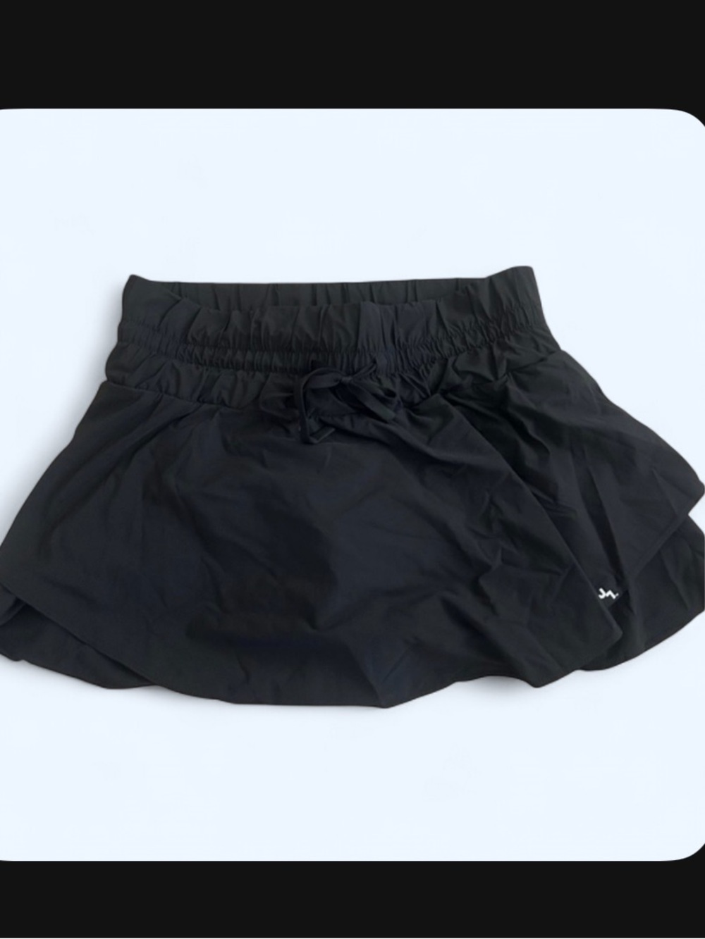 JoyLab Black Athletic Skort with Drawstring Waist